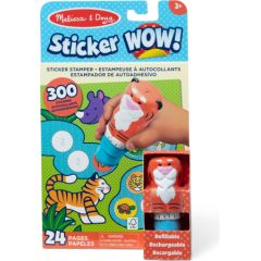 MELISSA & DOUG Uzlīmju grāmata MELISSA Sticker WOW! Aktivitāšu komplekts – Tīģeris Radošās rotaļlietas