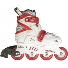 SEBA Junior J Blanc Rouge skrituļslidas Роликовые коньки