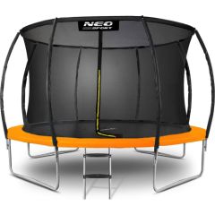 Trampolina ogrodowa Neo-Sport NS-12C201 z siatką wewnętrzną 12.5 FT 374 cm Jaunumi - Sports
