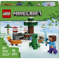 LEGO Minecraft Steve piedzīvojums taigā (21583) Lego Minecraft