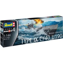 Revell Model plastikowy german submarine t.ix c/40 1/144 Figūriņas un varoņi