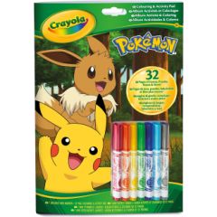 CRAYOLA POKEMON раскраска с активностями Детское искусство Baby Art