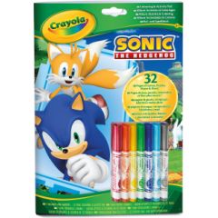 CRAYOLA SONIC раскраска с активностями Детское искусство Baby Art