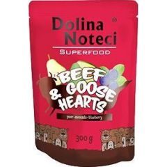 Dolina Noteci Karma DNP SUPERFOOD WOŁOWINA I SERCA Z GĘSI 300g Suņu barība