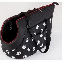 Hobbydog R1 Torba Czarna W Łapki Сумки для перевозки собак и кошек