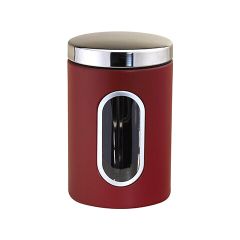 Nerūsējošā tērauda uzglabāšanas trauks, sarkans, 1,0 l, Ø 9,5 × 15,4 cm, 46304, Michelino Citi virtuves piederumi