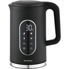 Elektriskā tējkanna Klausberg KB 7891 ar LED paneli, tilpums 1.7L 2200W Tējkannas (elektriskās)