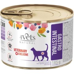 4VETS Natural Gastro Intestinal Cat - wet cat food - 185 g Barība