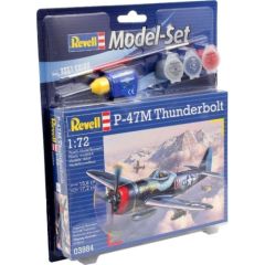 Revell Model plastikowy model set p-47 m thunderbolt Figūriņas un varoņi