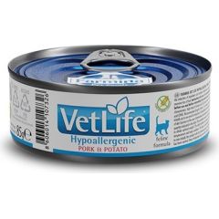 FARMINA Vet Life Hypoallergenic Pork & Potato - wet cat food - 85 g Barība