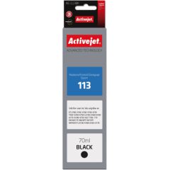 Activejet AE-113Bk ink (replacement for Epson 113 C13T06B140; Supreme; 70 ml; black) Чернила для принтера