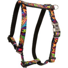 Dino Szelki dla psa, wz�r picasso, ta�ma polipropylenowa, 16mm/30-60cm czarne Citas preces