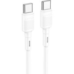 USB cable Hoco X83 60W Type-C to Type-C 1.0m white Data USB kabeļi