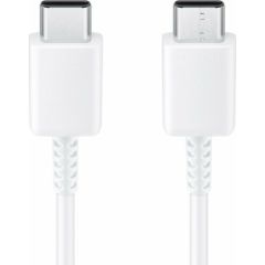 USB cable Samsung EP-DA705BWE 25W 3A Type-C-Type-C 1.0m  white Data USB kabeļi