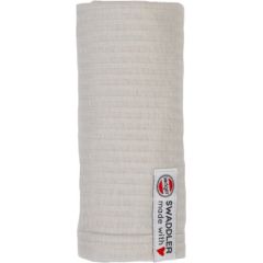 Lodger Swaddler Seersucker kokvilnas autiņš, 70x70 cm, Steel - SWS 108 Хлопковые подгузники, зажимы