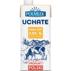 Piens UHT POLMLEK Uchate, 2%, 1l ( Iepak. x 12 ) Kafijas kapsulas, kafija