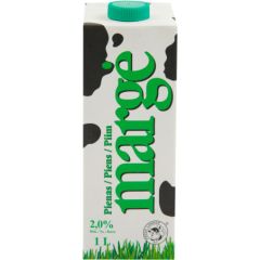 Piens MARGE 2% UHT 1L 12GAB 450-00282 Kafijas kapsulas, kafija