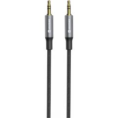 Swissten Textile Aux Audio Cable 1.5m Jaunumi - Audio-Video