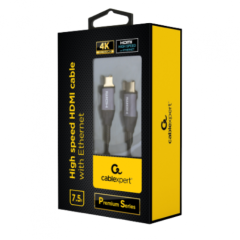 Gembird Premium Series HDMI Male - HDMI Male High speed HDMI cable with Ethernet 4K 7.5m HDMI vadi