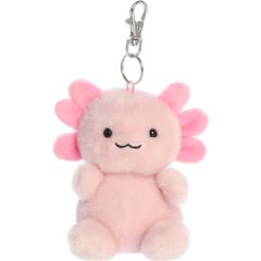 AURORA Palm Pals atslēgu piekariņš - Aksolotls, 10 cm Mīkstās rotaļlietas