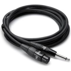 Hosa - Kabel mikrofonowy PRO XLRf - TS. 1.5m Aудио-видео