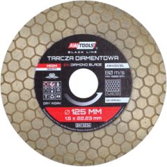 Dimanta griešanas disks AWTools AW45551BL; 125x1,5x22,2 mm Dažādi diski