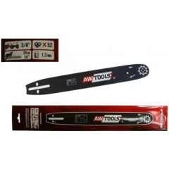 Vadotne ķēdes zāģim AWTools AW80050BL; 14''; 35 cm; 3/8''; 52; 1,3 mm Piederumi dārza tehnikai