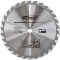 Griešanas disks kokam AWTools AW48452; 115x22 mm; Z40 Zāģripas