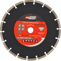 Segmentētais disks sausai griešanai AWTools AW45115; 115x22,2 mm Dažādi diski