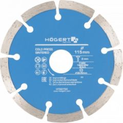 Dimanta griešanas disks Hogert HT6D750; 115 mm Dažādi diski