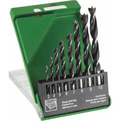 Koksnes urbju komplekts Hikoki 781982; CV; 8 gab. Piederumi urbjiem