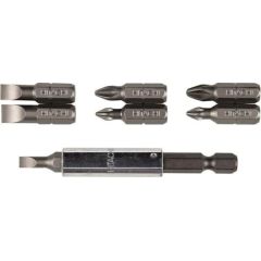 Skrūvgriežu uzgaļu komplekts Hikoki 752397; 7 gab. +  turētājs Piederumi urbjiem