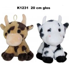 Sun Day Sun-Day Pluszak Krowa Z Glosem 20cm Siedzaca Mīkstās rotaļlietas