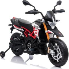 Lean Cars Aprilia A007 Electric Ride On Motorbike Black & Red Jaunumi, Bērnu preces