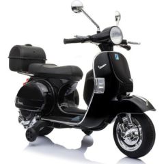 Lean Cars Vespa Scooter Electric Ride On Motorcycle - Black Jaunumi, Bērnu preces