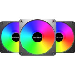 CASE FAN 120MM GF120R V2/ARGB PWM 3I1 (B) MONTECH Korpusu dzesēšana