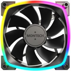 CASE FAN 120MM/RX120 PWM BLACK MONTECH Korpusu dzesēšana