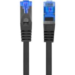 Lanberg Patchcord Cat.6A S/FTP LSZH CCA Black Fluke Passed PCF6A-10CC-0050-BK 0.5 m  Кабель HDMI