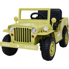 Ramiz Auto na akumulator Retro Wojskowy Beżowy Jaunumi, Bērnu preces