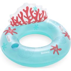 Bestway Koło do pływania z oparciem, Bestway, 107x113 cm, niebieski Jaunumi - Sports