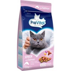 PREVITAL Senior Salmon - dry cat food - 1,4kg Kaķu sausā barība