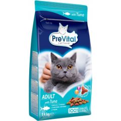 PREVITAL Adult Tuna - dry cat food - 1,4kg Kaķu sausā barība