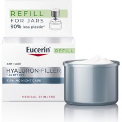 Eucerin Hyaluron-Filler+3x Effect Firming Night Care Refill - Náhradní náplň pro zpevňující noční krém 50ml Smaržas - NESAKĀRTOTS