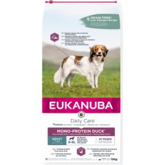 EUKANUBA Daily Care Mono-Protein Adult All Breed Duck - dry dog food - 12kg Suņu barība