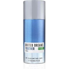 Benetton, United Dreams Together, Deodorant Spray, For Men, 150 ml For Men Vīriešu Smaržas