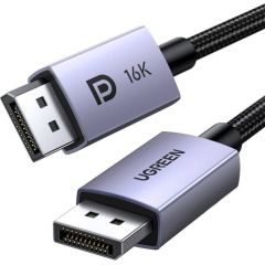 Ugreen   Ugreen DP118 DisplayPort 2.1 cable 2m - gray Jaunumi - Datori