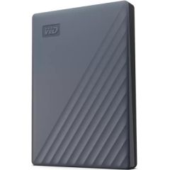 External HDD WESTERN DIGITAL My Passport WDBWML0020BGY-WESN 2TB USB-C Colour Grey WDBWML0020BGY-WESN Внешние жесткие диски