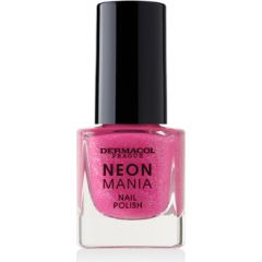 Dermacol Neon Mania Nail Polish - Lak na nehty 5 ml 5 Bubblegum Pink 0ml Dekoratīvā kosmētika