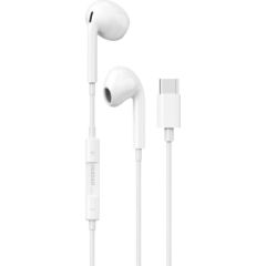 Dudao   Dudao in-ear headphones with USB Type-C connector white (X14PROT) Austiņas