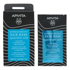 Apivita Express Beauty Hair Mask Hyaluronic Acid 20ml Matu kopšana